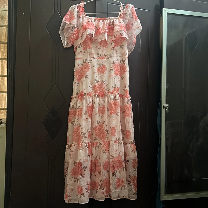 Đầm voan hoa  517947