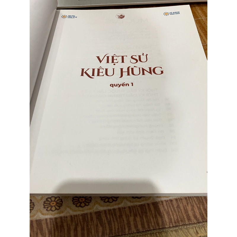 VIỆT SỬ KIÊU HÙNG**TẬP 1**THẦY TRẦN VIỆT QUÂN**BKE*SỐNG VÀ LAN TOẢ ĐIỀU TỬ TẾ*TẶNG QUÀ 0Đ 550026