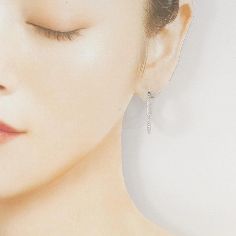 K18WG Bông tai kim cương 1.00CT - Hàng hiệu Chính hãng 867624