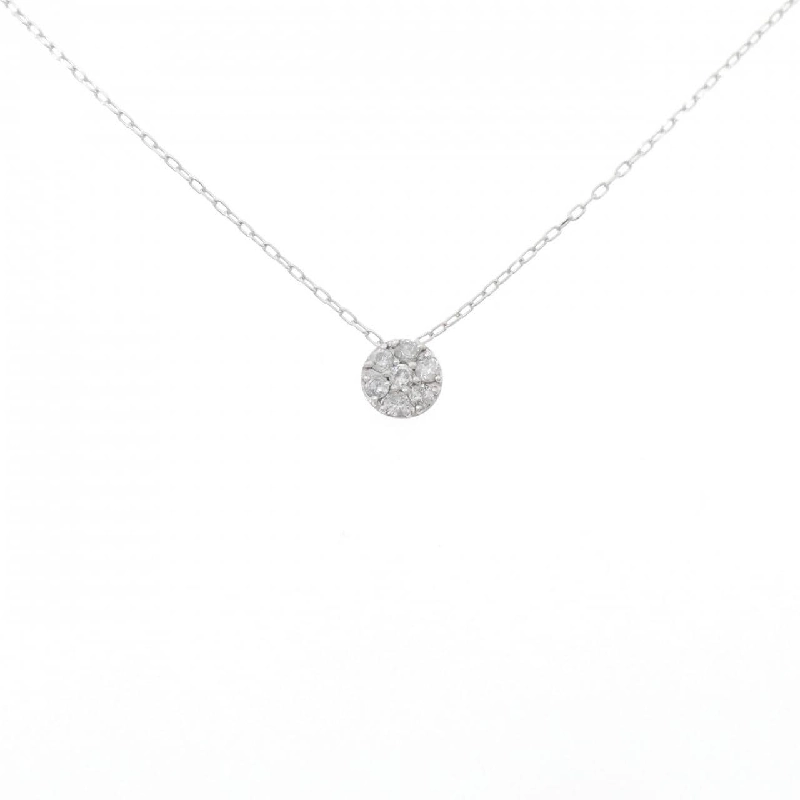 K18WG Dây chuyền kim cương 0.20CT - Hàng hiệu Chính hãng 862486