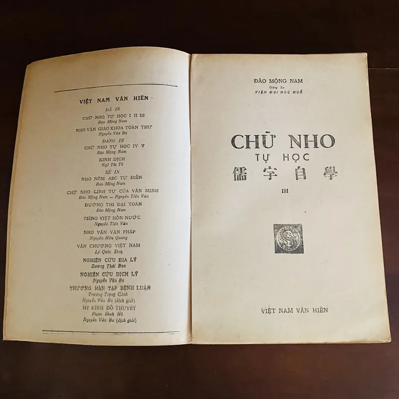 Chữ nho tự học (cuốn ba) - Đào Mộng Nam  693035