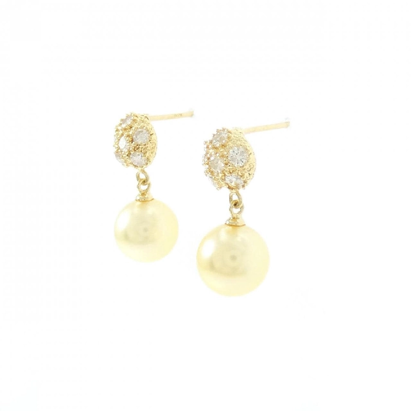 K18YG Bông tai ngọc trai Akoya 7mm - Hàng hiệu Chính hãng 869083