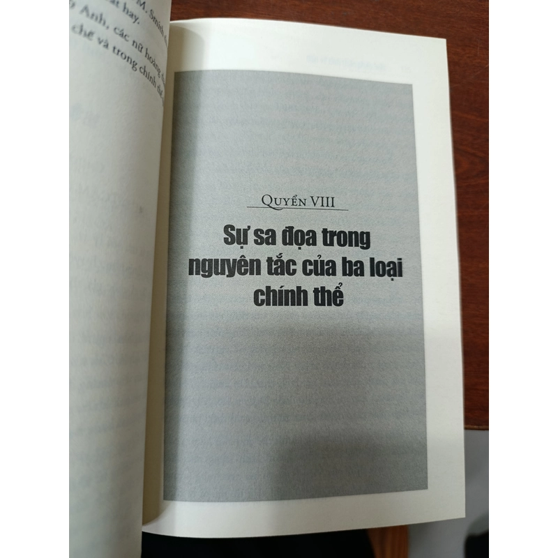 BÀN VỀ TINH THẦN PHÁP LUẬT - DỊCH: HOÀNG THANH ĐẠM 542967