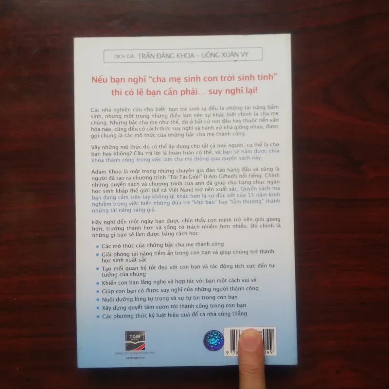 [Sách Kiến Thức Cho Con] Con Cái Chúng Ta Đều Giỏi (Adam Khoo) 930948