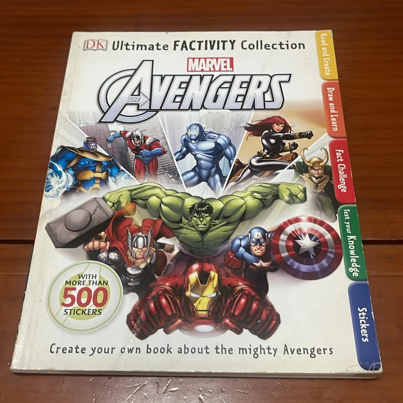 PICTURE BOOK Ultimate factivity collection marvel the avengers 534122