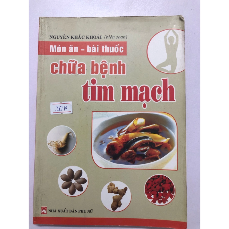 MÓN ĂN BÀI THUỐC CHỮA BỆNH TIM MẠCH - 223  TRANG, NXB: 2006 298878