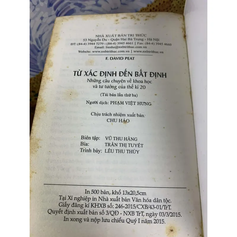 Từ Xác Định Đến Bất Định - F. David Peat 782428