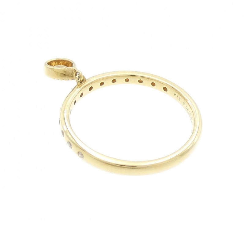 【Sản phẩm mới】Nhẫn kim cương K18YG 0.24CT 672462