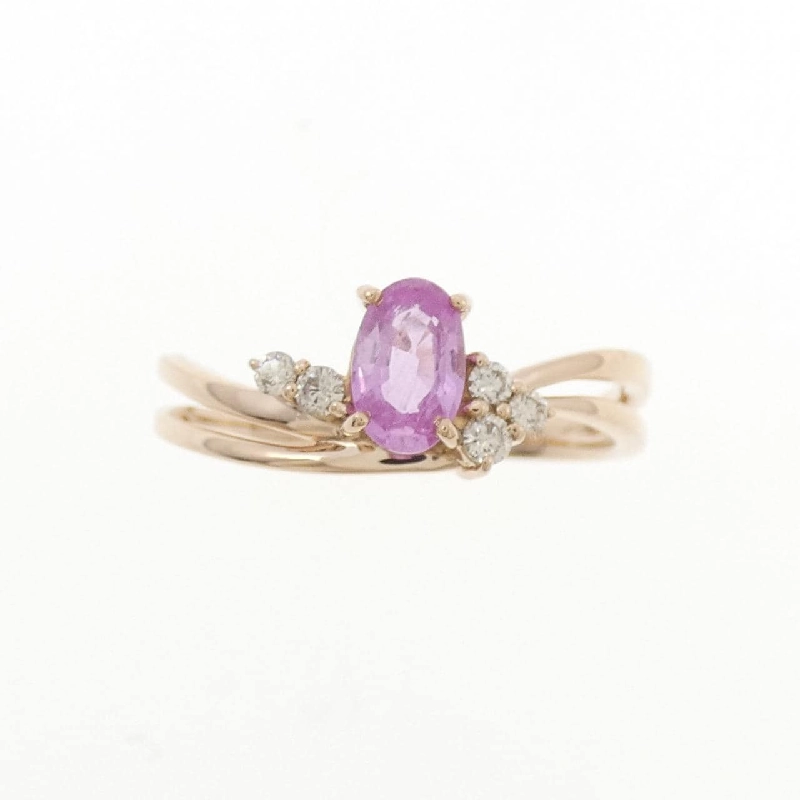 Nhẫn Sapphire K18PG 0.48CT - Hàng hiệu Chính hãng 848666