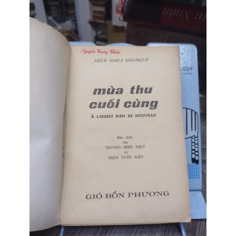 Sách: Mùa thu cuối cùng - TG: Erich Maria Remarque (A2) 751447