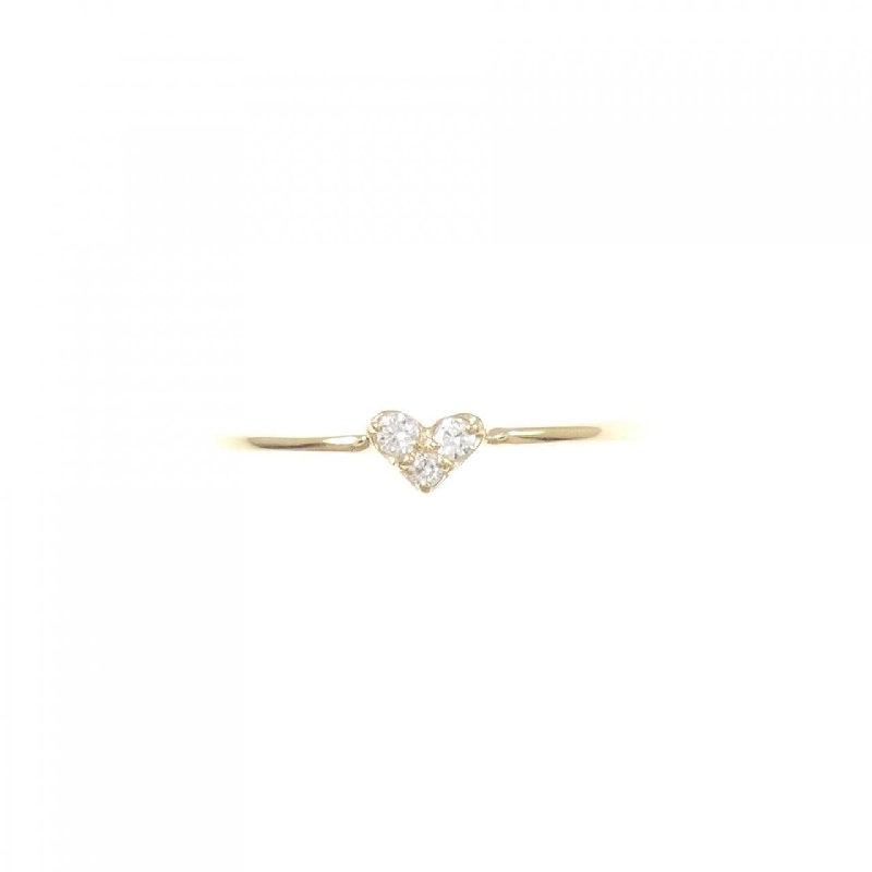 Nhẫn kim cương hình trái tim K18YG 0.05CT - Hàng hiệu Authentic 848803