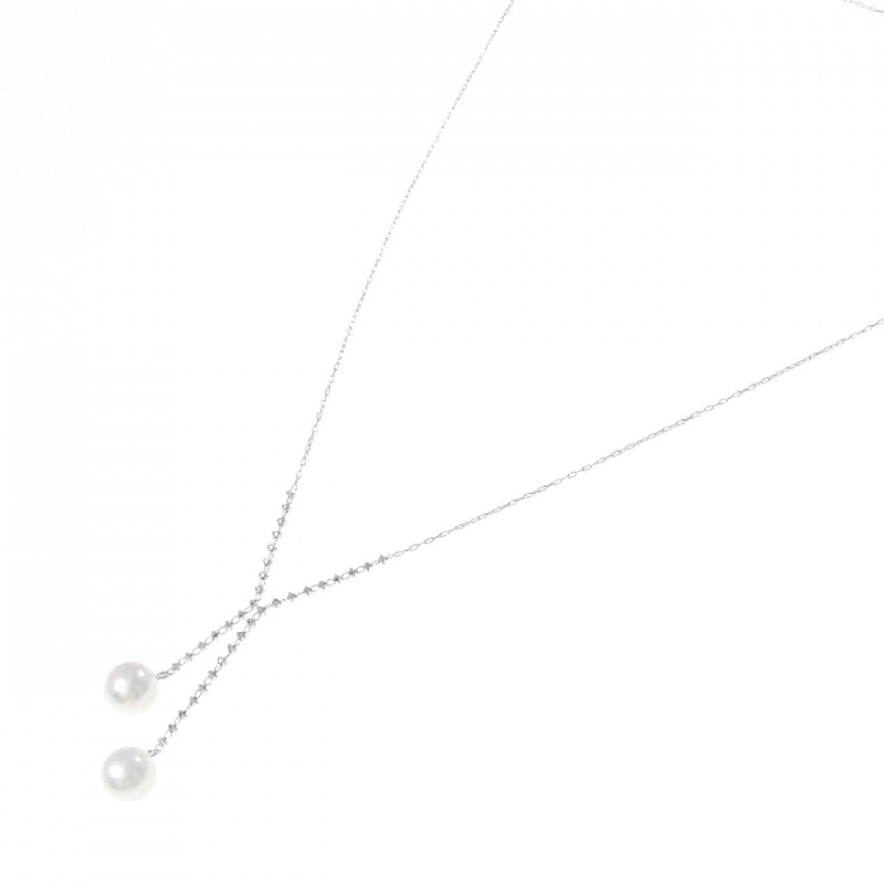 K18WG Dây chuyền ngọc trai Akoya 7.0mm - Hàng hiệu Chính hãng 856362