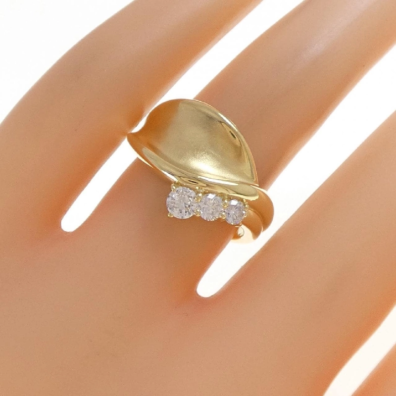 Nhẫn kim cương K18YG 0.37CT - Hàng hiệu Authentic 853244