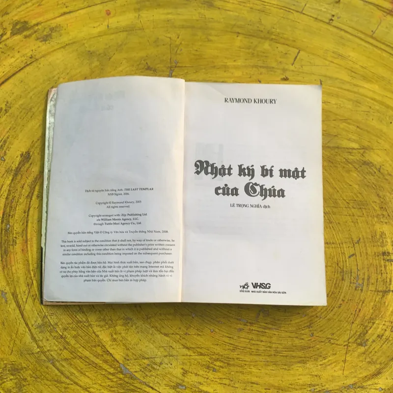 NHẬT KÝ BÍ MẬT CỦA CHÚA- Raymond khoury  783351