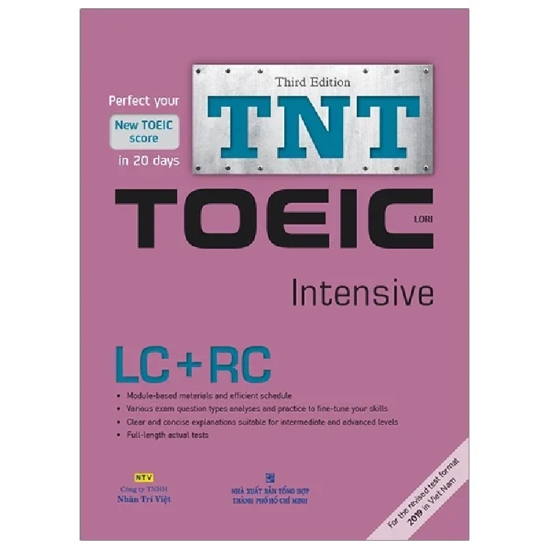 TNT TOEIC Intensive LC + RC (Third Edition) - Lori 256458