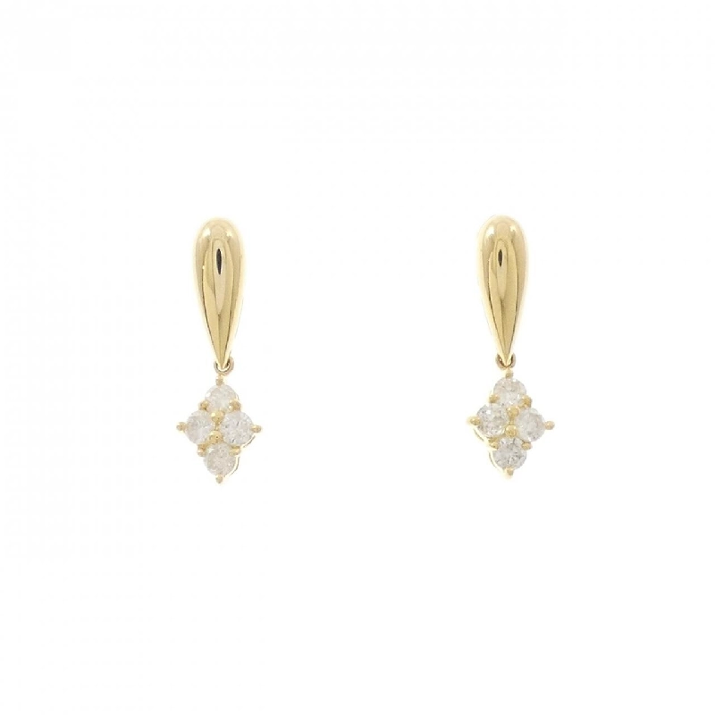 K18YG Bông tai kim cương 0.30CT - Hàng hiệu Chính hãng 875225