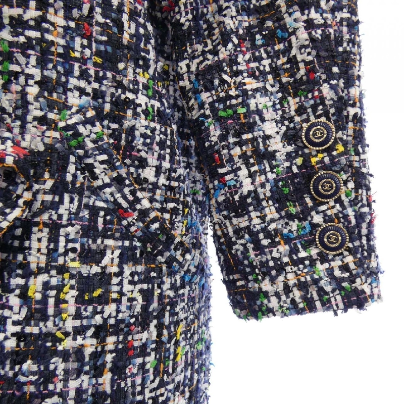 CHANEL P62686V48360 20C Áo khoác không cổ - Hàng hiệu Authentic 810829