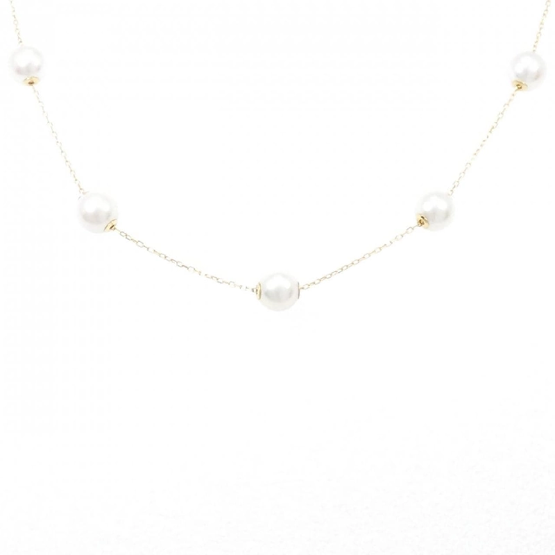 K18YG Ngọc trai Akoya Dây chuyền - Hàng hiệu Authentic 847320