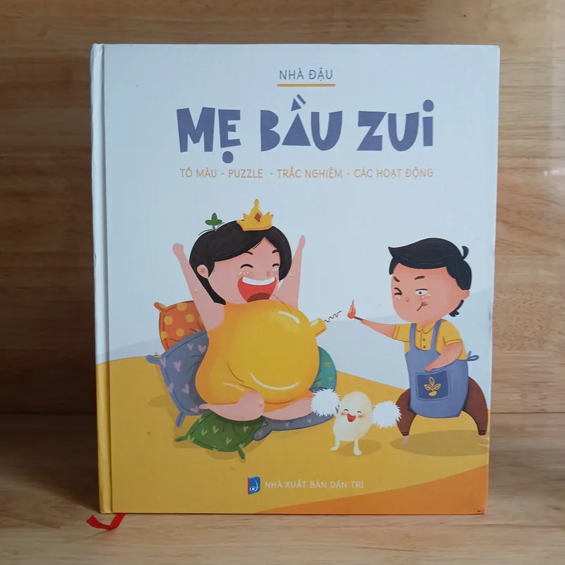 Mẹ Bầu Zui (Tô Màu - Puzzle - Trắc Nghiệm - Các Hoạt Động) - Nhà Đậu 559763