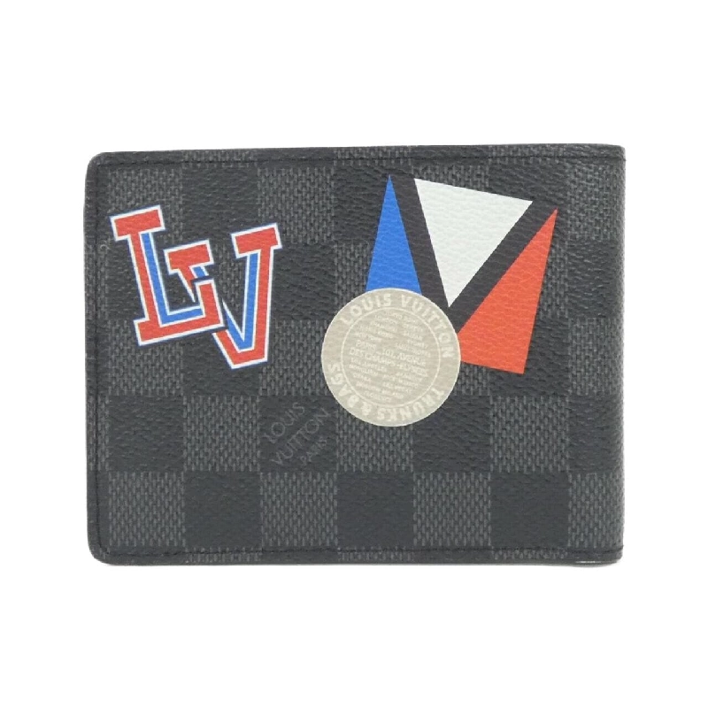 Louis Vuitton Damier Graphite (LV League) Porte-Feuille Multiple N64439 Ví Đựng Tiền 620144