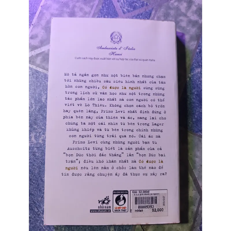 Có Được Là Người - Primo Levi 1044189