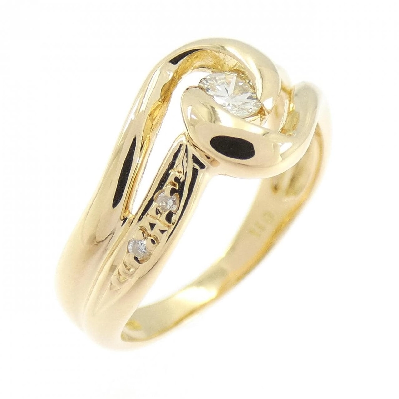 Nhẫn kim cương K18YG 0.11CT - Hàng hiệu Authentic 854133