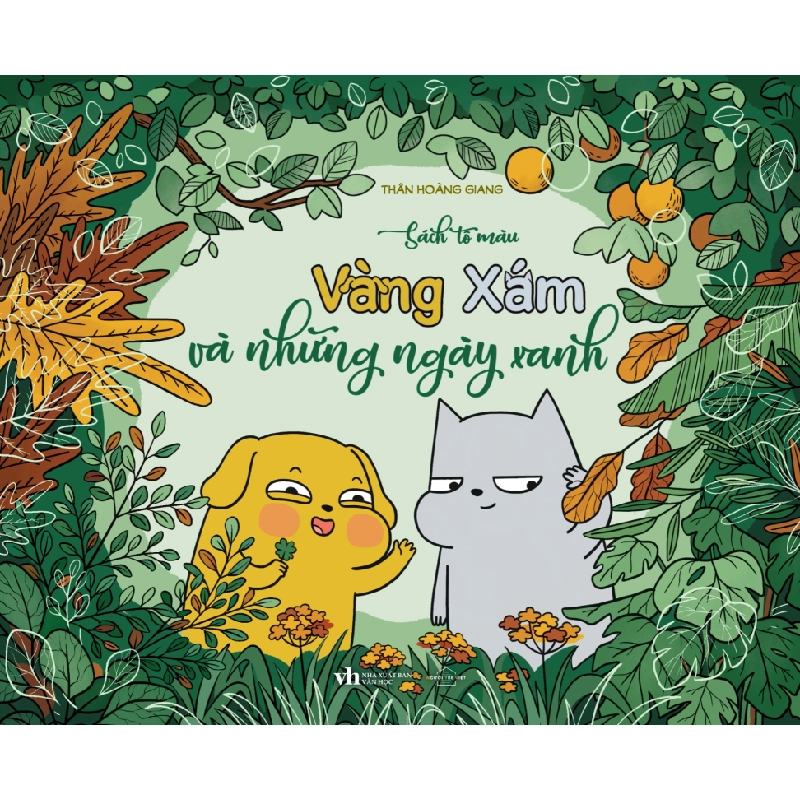 Sách Tô Màu - Vàng Xám Và Những Ngày Xanh - Bản Đặc Biệt - Thân Hoàng Giang 282457