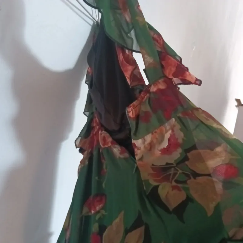 Đầm xòe voan hở lưng 720791