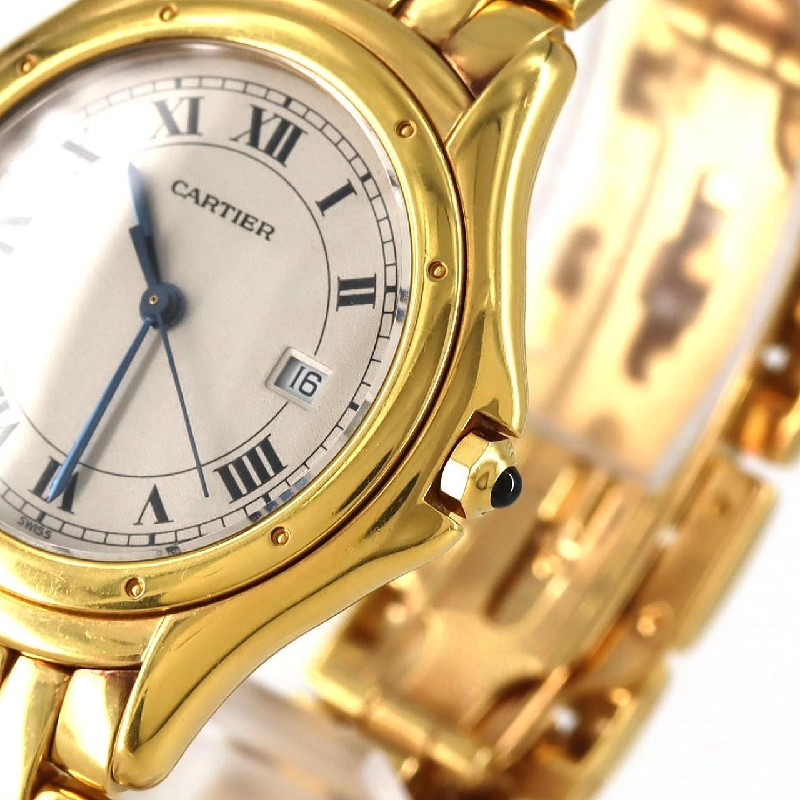 Cartier Panther Cougars YG W25013B9 YG Quartz - Hàng hiệu Authentic 881543