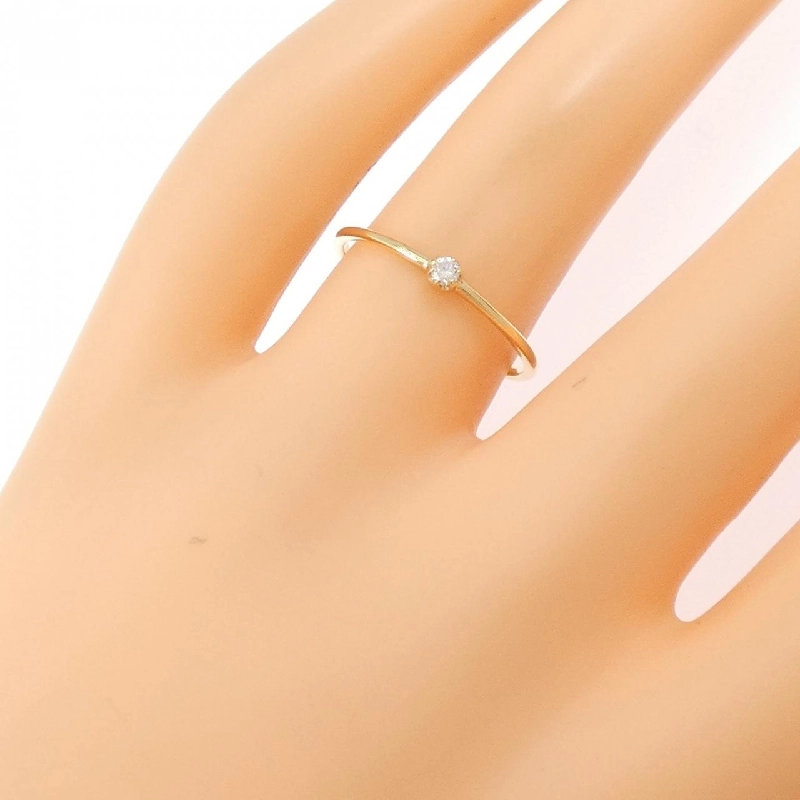 Nhẫn kim cương K18YG 0.03CT - Hàng hiệu Authentic 852538
