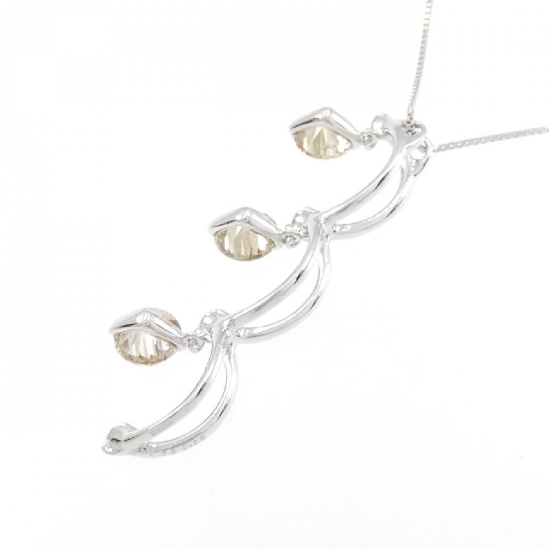 K18WG Dây chuyền kim cương 1.52CT - Hàng hiệu Chính hãng 866509