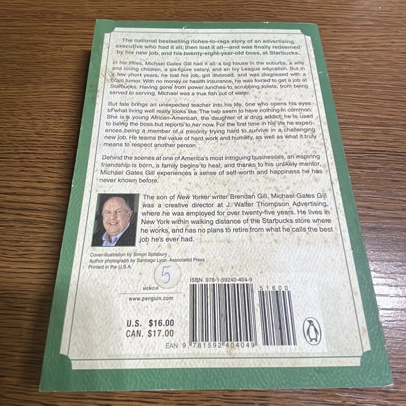 How starbucks saved my life Michael Gates Gill 378213