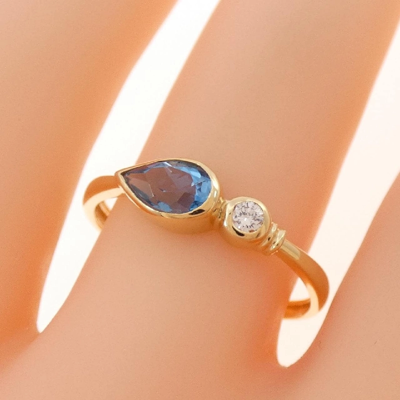 Nhẫn Blue Topaz K18YG 667206