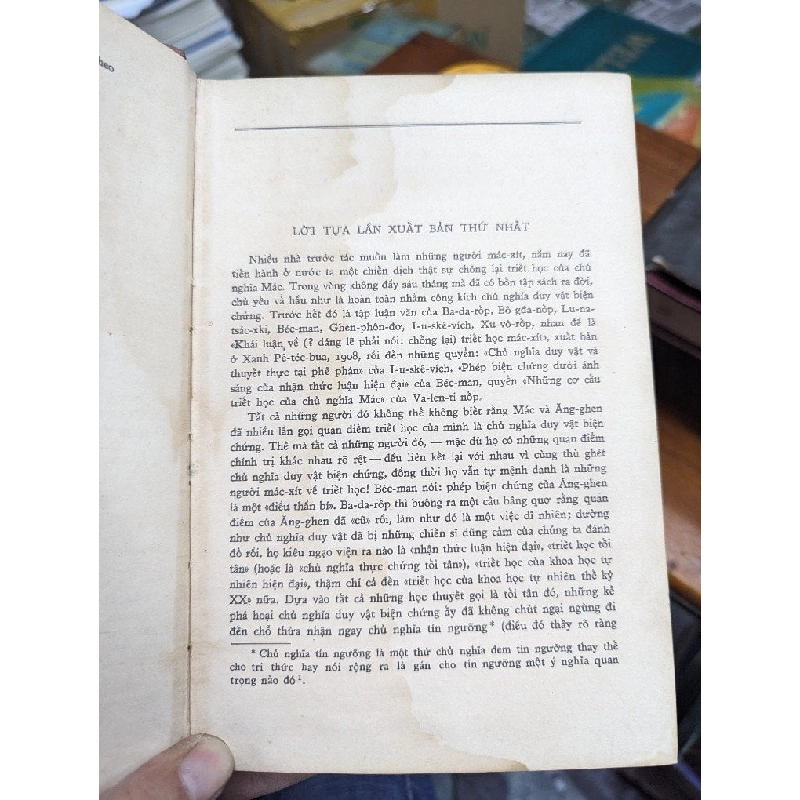 CHỦ NGHĨA DUY VẬT VÀ CHỦ NGHĨA KINH NGHIỆM PHÊ PHÁN - V.I.LÊ-NIN 161456