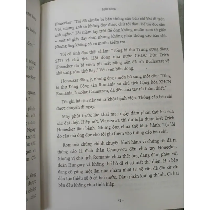 MÙA THU ĐỨC '89 - EGON KRENZ (ĐỨC LÊ dịch) 711397
