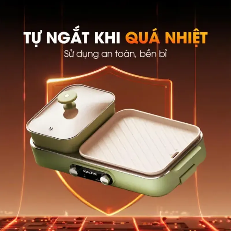 BẾP LẨU NƯỚNG 2IN1 Kalite KLG333 927566
