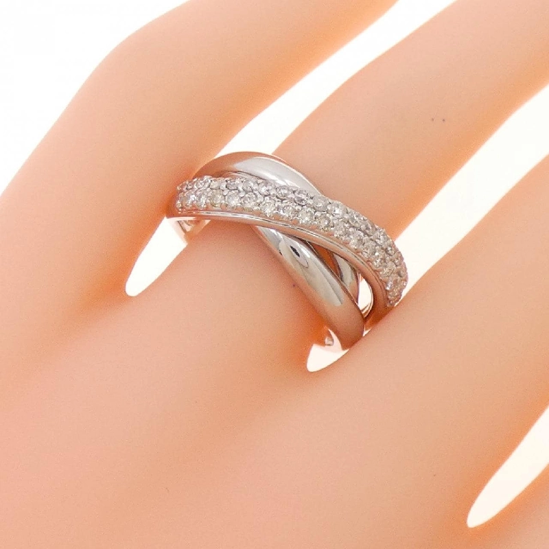 Nhẫn kim cương K18WG 0.50CT 667312