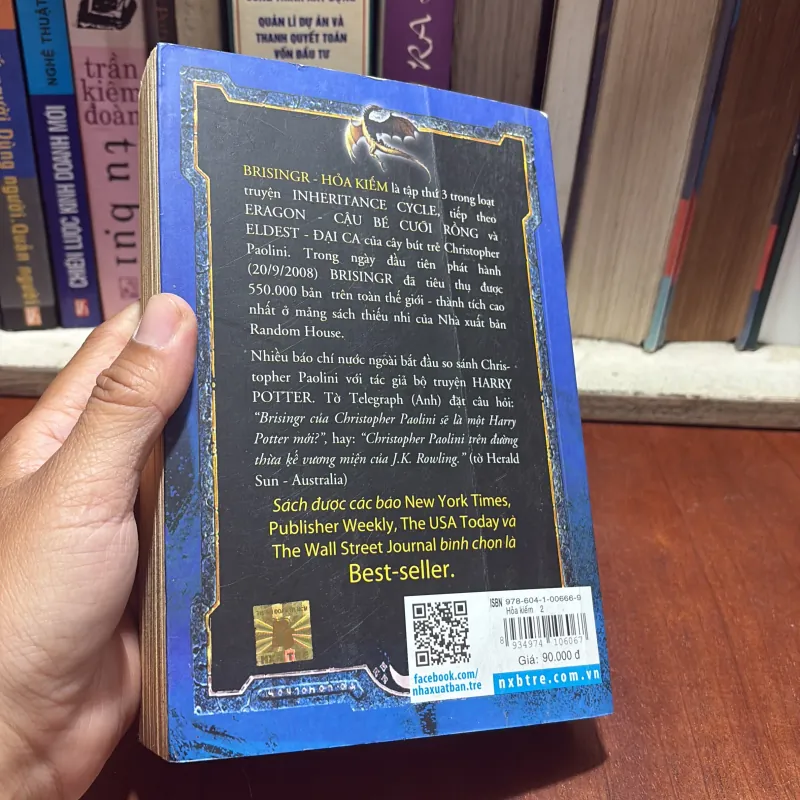 II Tựa Sách: BRISINER _ Hoả Kiếm (Tập 2) - CHRISTOPHER PAOLINI - 2014 928104