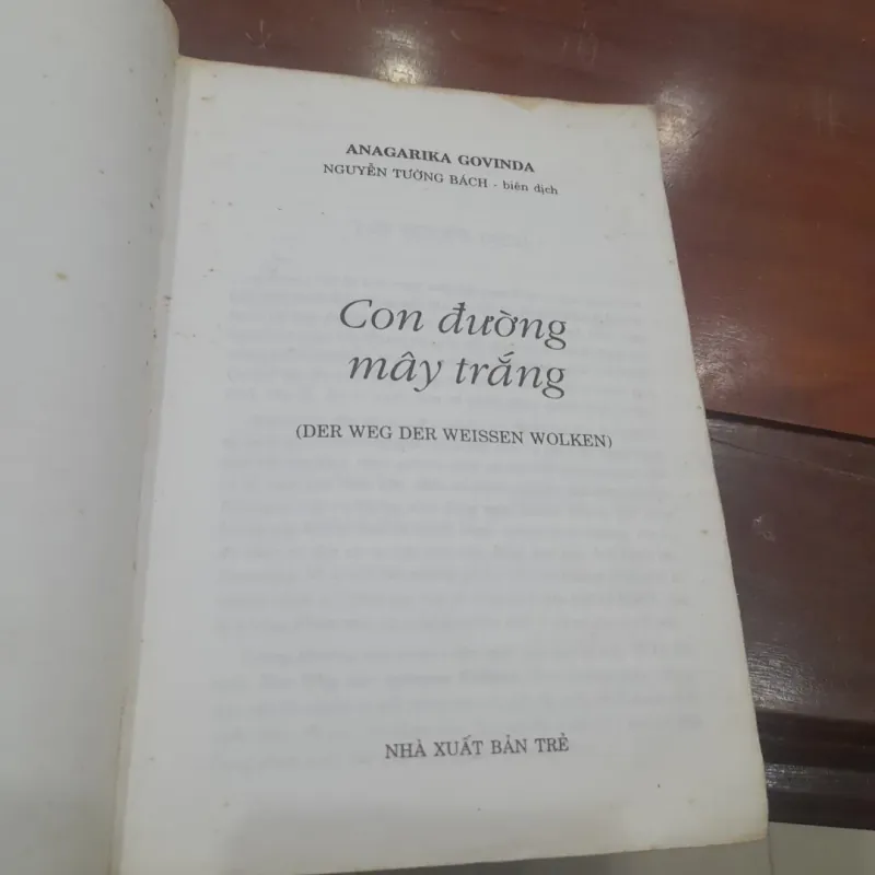 Angarika Govinda - CON ĐƯỜNG MÂY TRẮNG (Nguyễn Tường Bách dịch) 755240