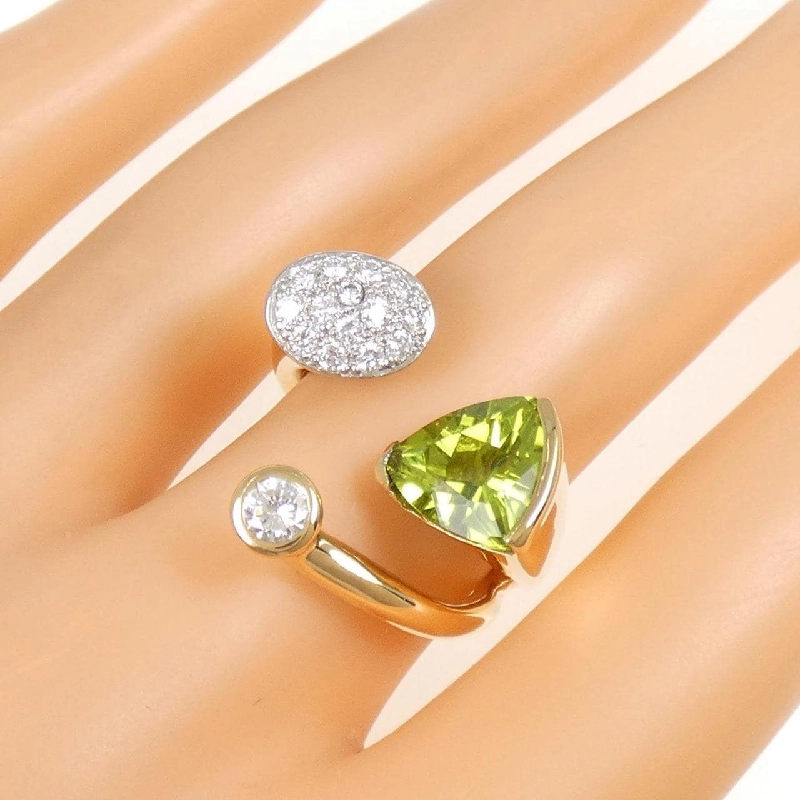 Nhẫn Peridot K18YG/PT900 2.65CT - Hàng hiệu Chính hãng 850064