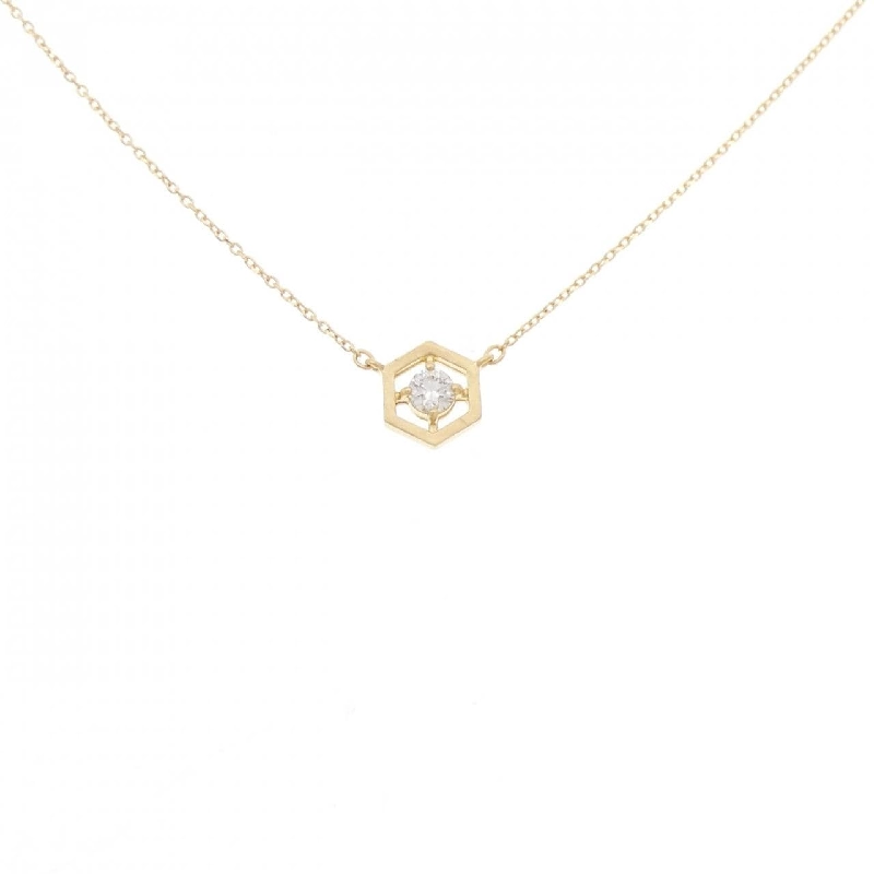 Dây chuyền kim cương K18YG 0.08CT - Hàng hiệu Authentic 859109