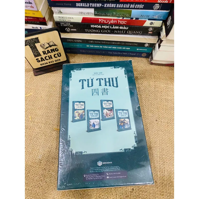 COMBO TỨ THƯ BOXSET - NGUYÊN SEAL 575863