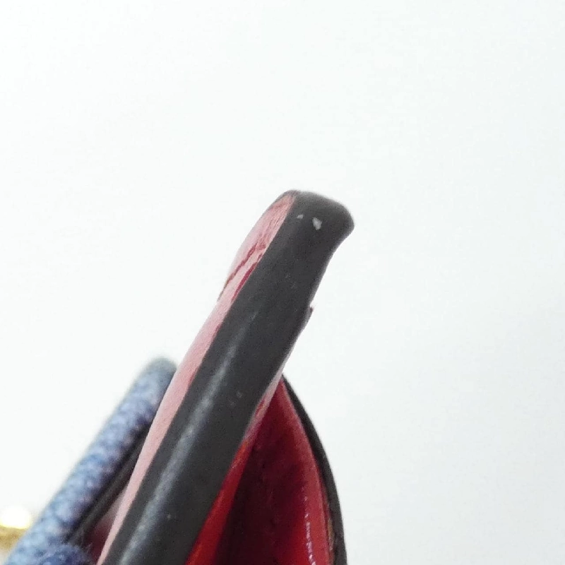 Louis Vuitton Denim Monogram Porte-Feuille Fleur Chain M69036 Chain Wallet - Hàng hiệu Authentic 806646