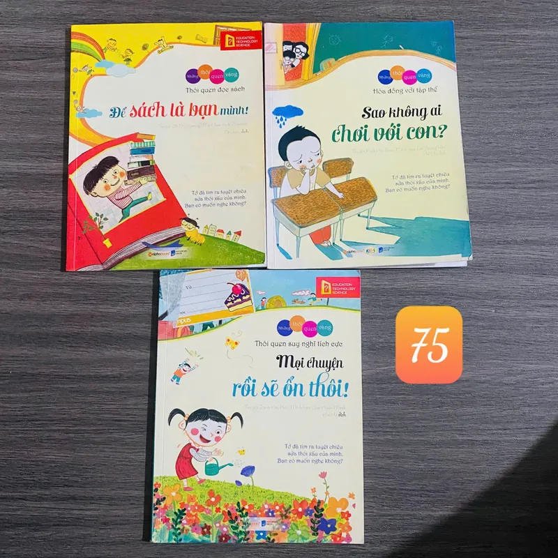 Combo 3 quyển sách Thiếu Nhi hay -  Những Thói Quen Vàng#HATRA 572024