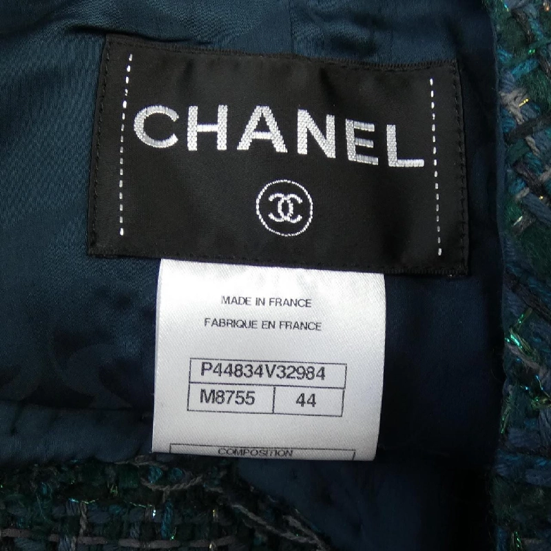 Jacket không cổ CHANEL P44834V32984 - Hàng hiệu Authentic 821436