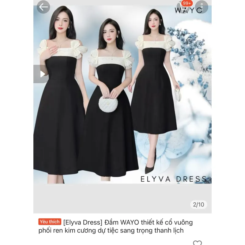 Váy thiết kế Elyva 1031548