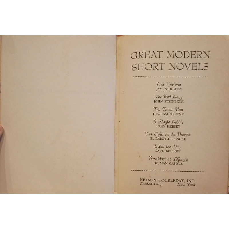 Great Modern Short Novels - Xuất bản bởi Nelson Doubleday, Inc 997443