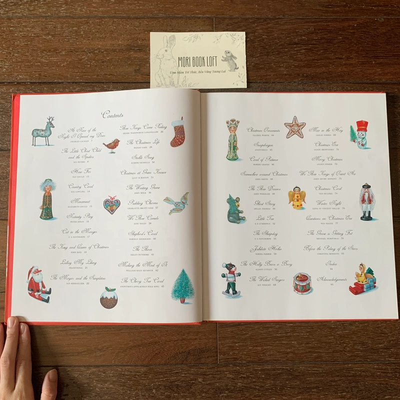 Sách tranh tiếng anh The Book of Christmas by Fiona Waters, Used, Bìa cứng 399733