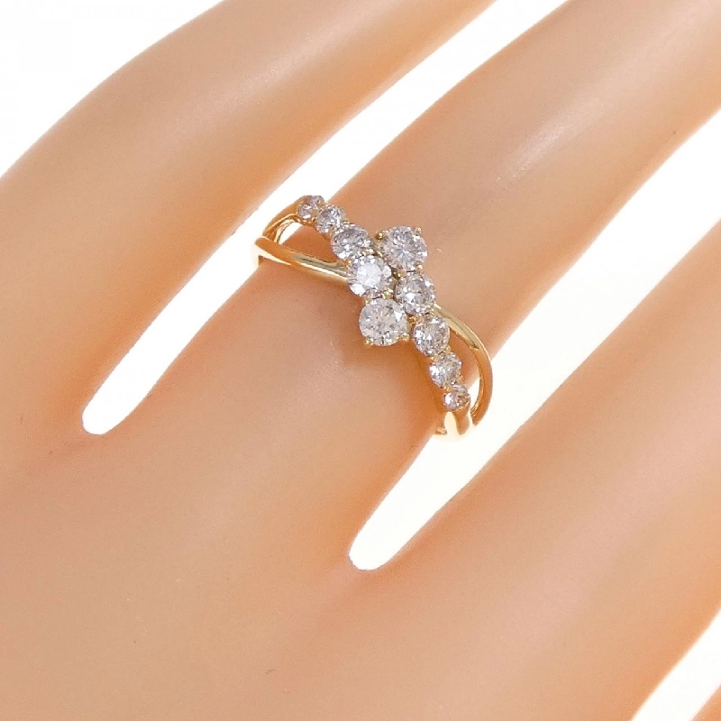 Nhẫn kim cương K18YG 0.50CT 667996