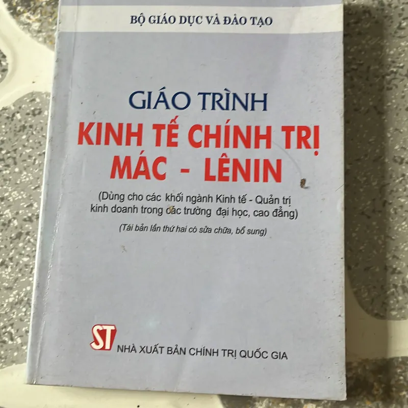 [luật - chính trị] giáo trình Kinh tế chính trị Mác - Lê nin 563261